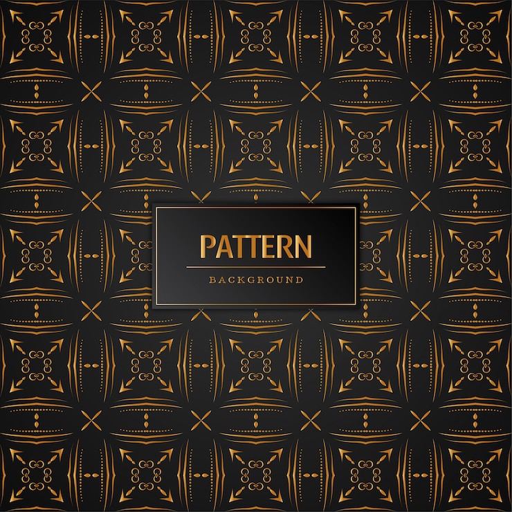 Free Vector | Beautiful seamless golden pattern background