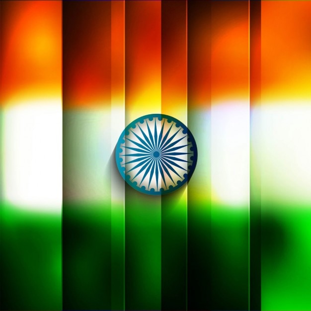 Beautiful shiny Indian flag design Vector | Free Download