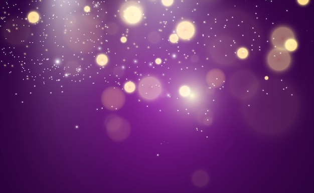 Premium Vector | Beautiful sparks shine with special light. sparkles.