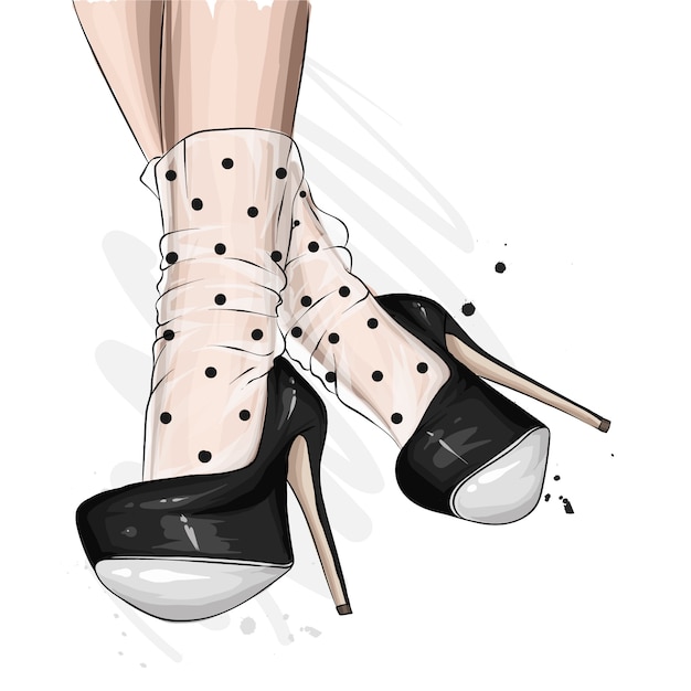 trendy high heels