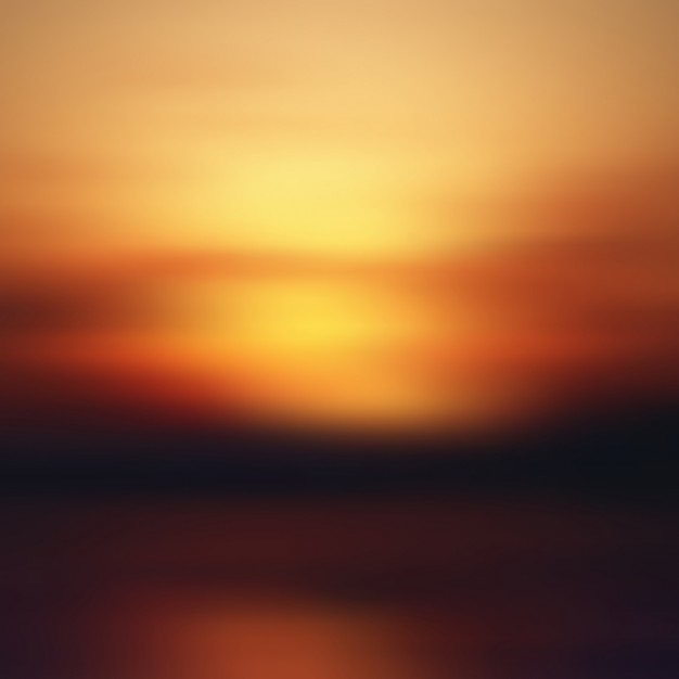 Beautiful sunset blur background