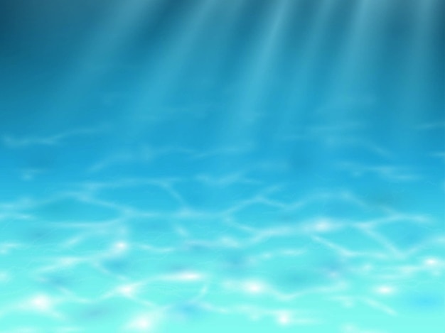Beautiful underwater sunburst ocean
vector