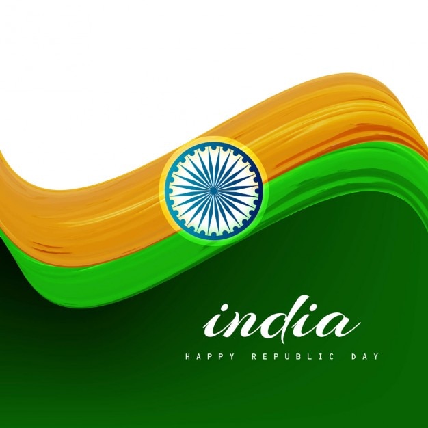 Indian Flag Wave