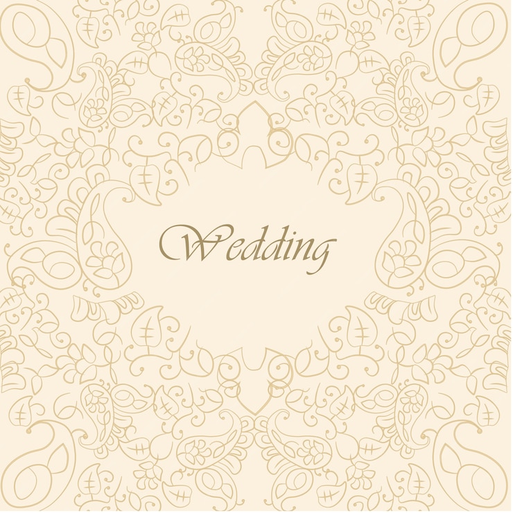 Free Vector | Beautiful wedding background