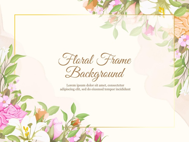 Premium Vector | Beautifull wedding banner background template