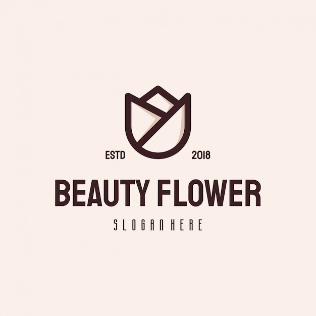 Download Free Beauty Flower Logo Retro Vintage Vector Template Premium Vector Use our free logo maker to create a logo and build your brand. Put your logo on business cards, promotional products, or your website for brand visibility.