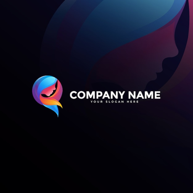 Download Free Beauty Hair Woman Logo Design Modern Colorful Logo Style Use our free logo maker to create a logo and build your brand. Put your logo on business cards, promotional products, or your website for brand visibility.