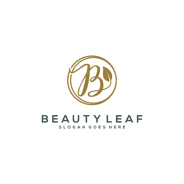 Download Free Beauty Leaf Logo Template Premium Vector Use our free logo maker to create a logo and build your brand. Put your logo on business cards, promotional products, or your website for brand visibility.