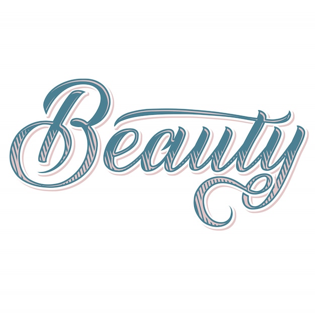 Premium Vector Beauty Letter