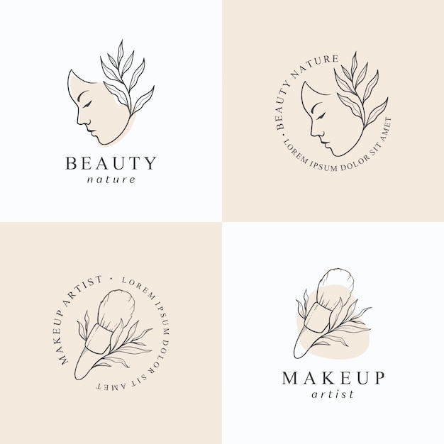 Download Free Beauty Makeup Logo Design Template Premium Vector Use our free logo maker to create a logo and build your brand. Put your logo on business cards, promotional products, or your website for brand visibility.