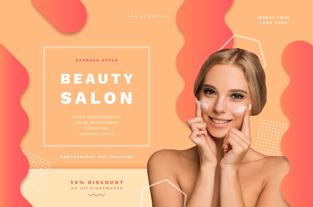 Download Background Design Beauty Parlour Banner Images Hd