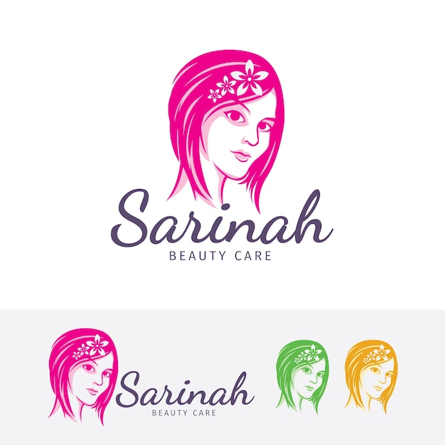 Download Free Beauty Salon Logo Template Premium Vector Use our free logo maker to create a logo and build your brand. Put your logo on business cards, promotional products, or your website for brand visibility.