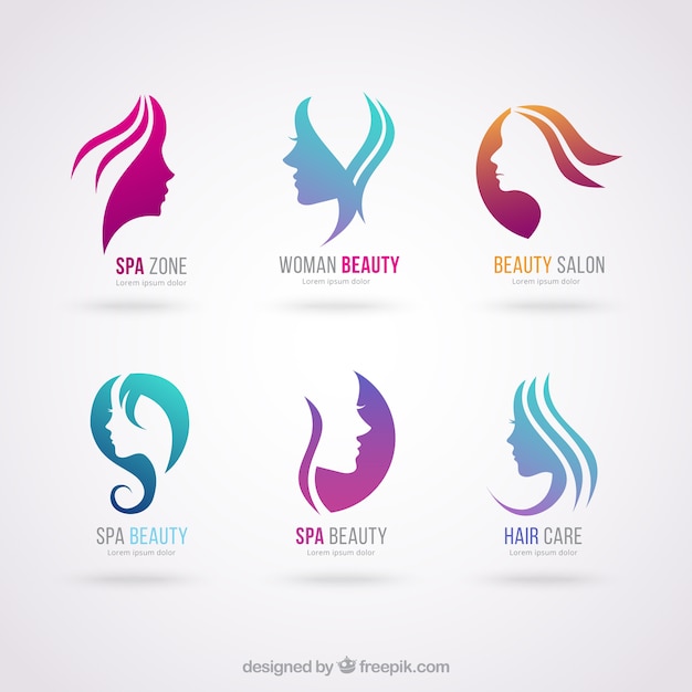 Download Free Beauty Salon Logos Premium Vector Use our free logo maker to create a logo and build your brand. Put your logo on business cards, promotional products, or your website for brand visibility.