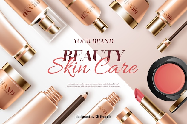 Beauty skin care background