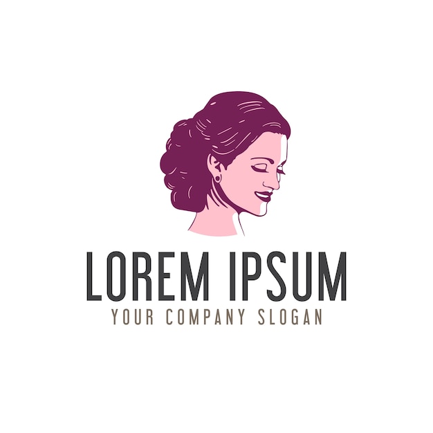 Download Free Beauty Woman Face Logo Design Concept Premium Vector Use our free logo maker to create a logo and build your brand. Put your logo on business cards, promotional products, or your website for brand visibility.