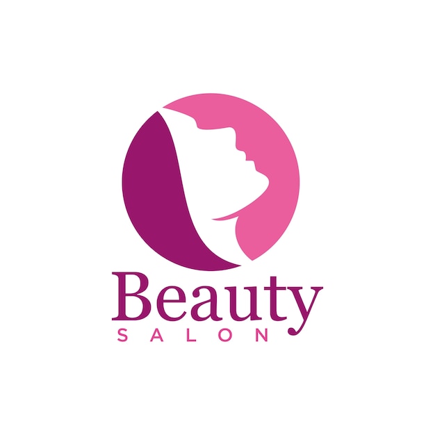 Premium Vector | Beauty woman face logo