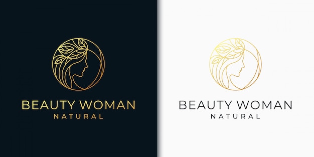 Download Free Beauty Women Logo Design With Line Concept Premium Vector Use our free logo maker to create a logo and build your brand. Put your logo on business cards, promotional products, or your website for brand visibility.