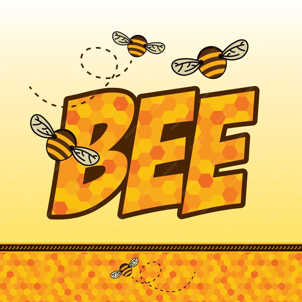 Premium Vector | Bee badge and label