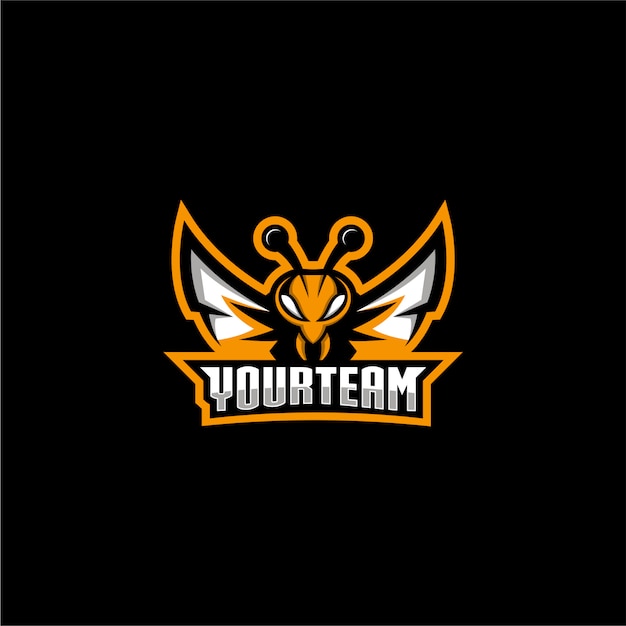 Download Free Bee Gaming Logo Premium Vector Use our free logo maker to create a logo and build your brand. Put your logo on business cards, promotional products, or your website for brand visibility.