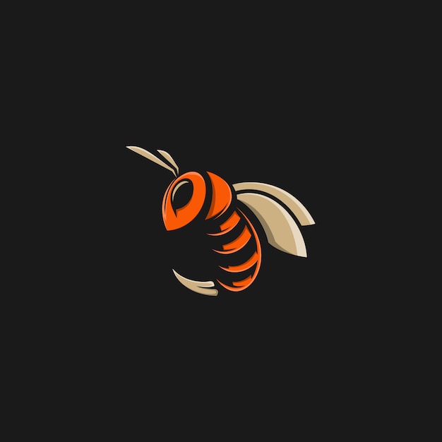 蜂のイラスト プレミアムベクター