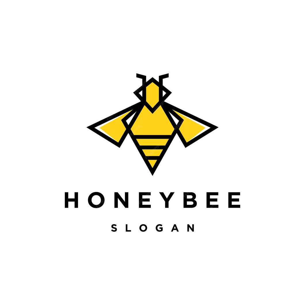 Premium Vector | Bee logo icon design template