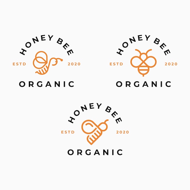 Download Free Bee Logo Template Premium Vector Use our free logo maker to create a logo and build your brand. Put your logo on business cards, promotional products, or your website for brand visibility.