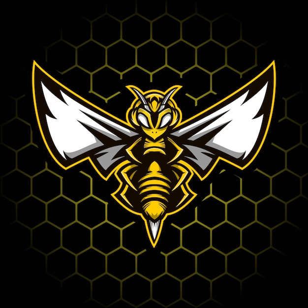 Bee mascot illustration | Premium Vector