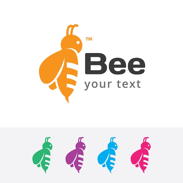 Download Free Bee Simple Logo Template Premium Vector Use our free logo maker to create a logo and build your brand. Put your logo on business cards, promotional products, or your website for brand visibility.