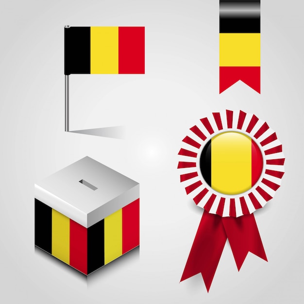 Download Belgium flag design | Premium Vector