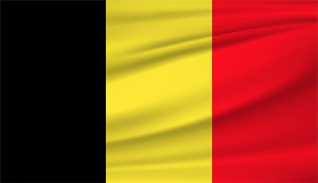 ベルギー国旗 プレミアムベクター