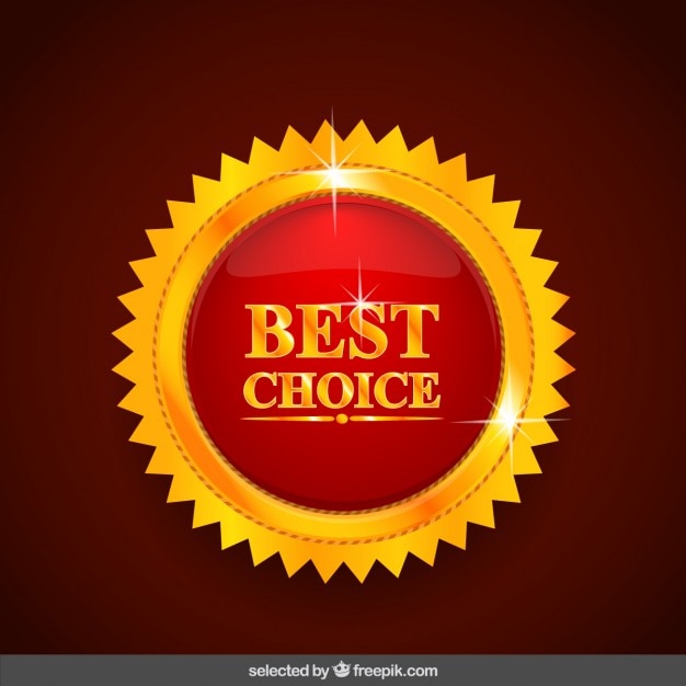 Best choice button Vector | Free Download