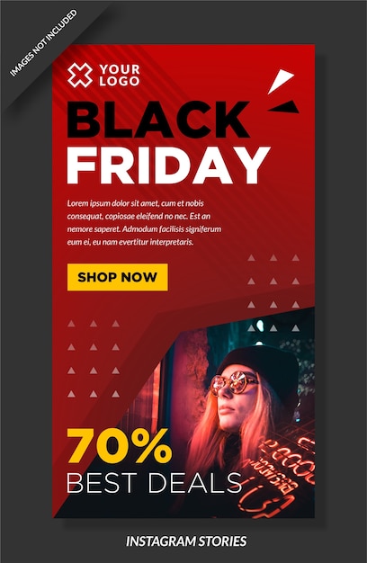 Premium Vector | Best Deal Black Friday Template