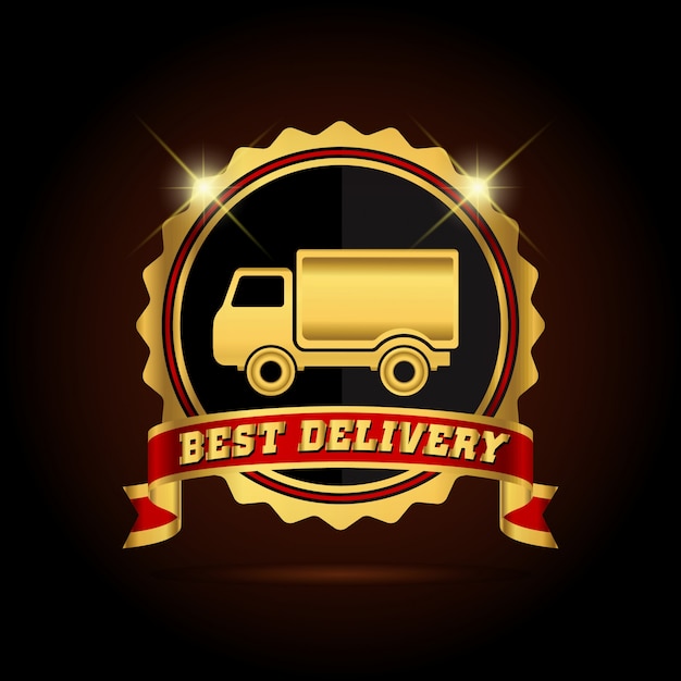 Best delivery logo background Vector | Free Download