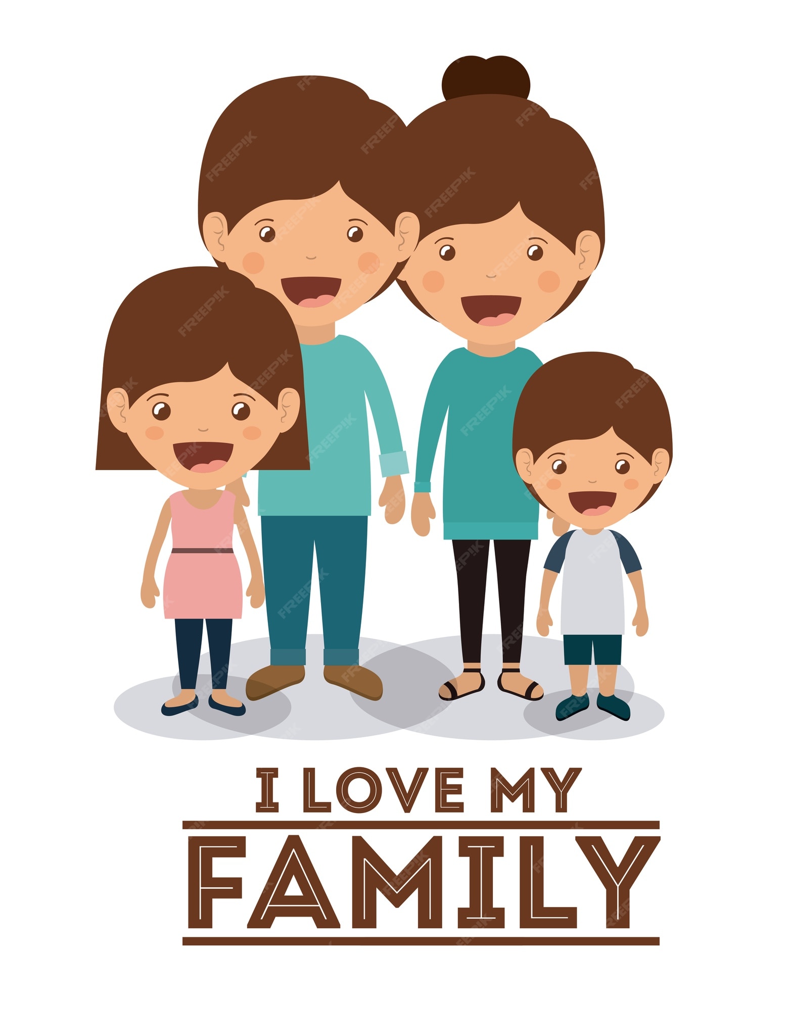 Premium Vector The best family design