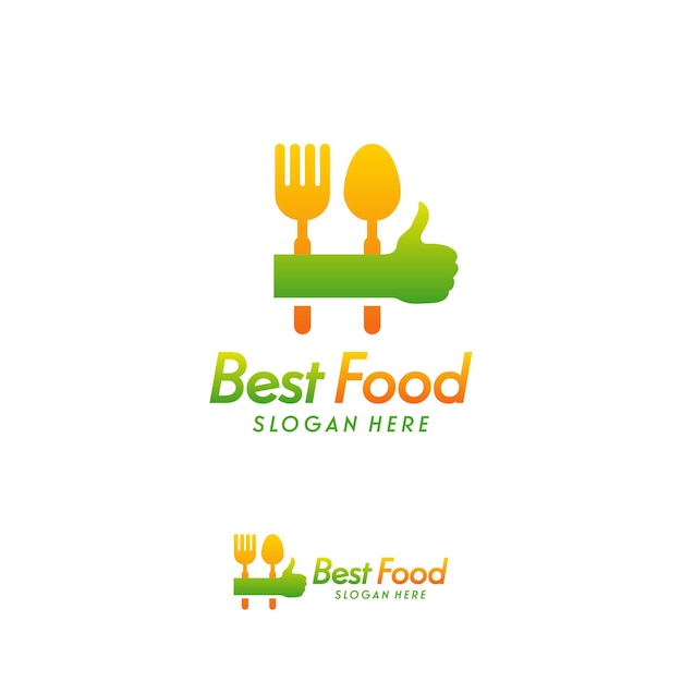 Premium Vector | Best food logo designs template, best restaurant symbol