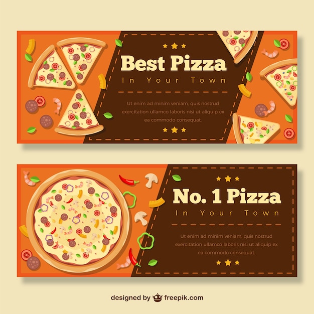 Best pizza, banners