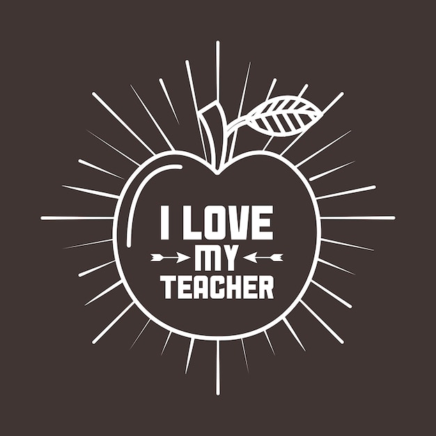 Download Best teacher design | Premium Vector