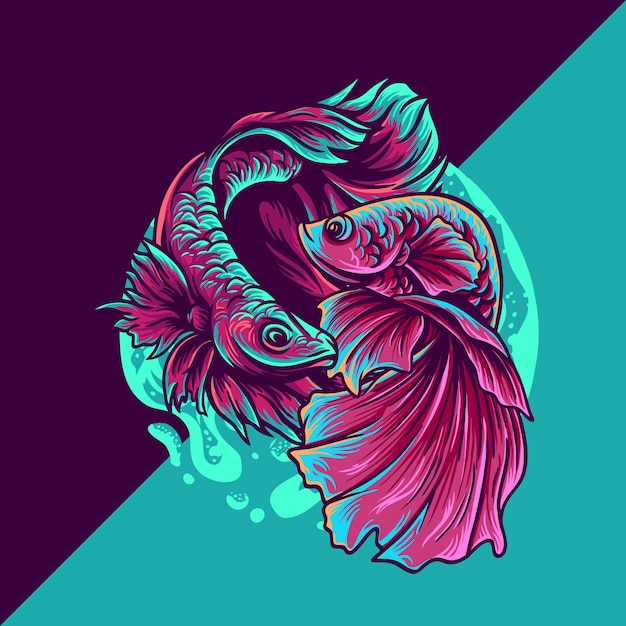 Free Betta Fish Vectors 300 Images In Ai Eps Format