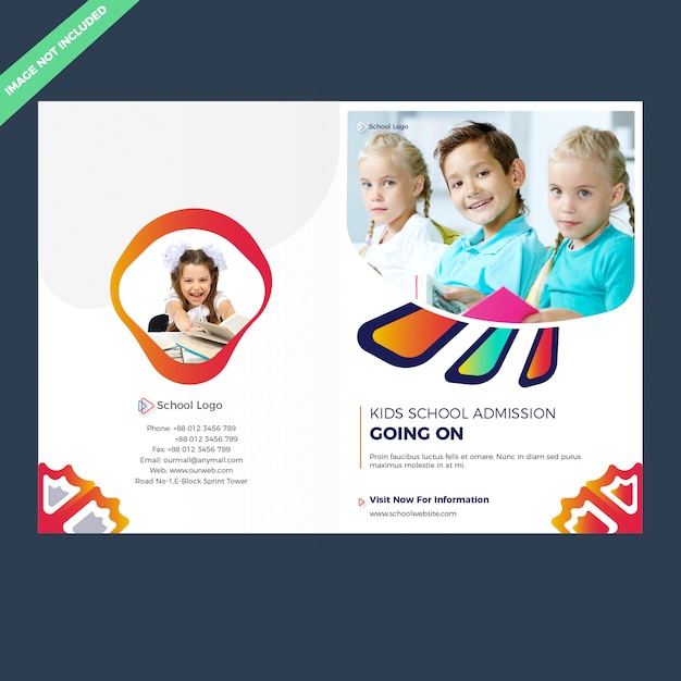 Download Free Bifold School Admission Brochure Template Premium Vector Use our free logo maker to create a logo and build your brand. Put your logo on business cards, promotional products, or your website for brand visibility.