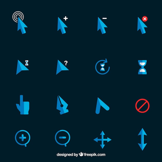 sci fi mouse cursor pack download cyber