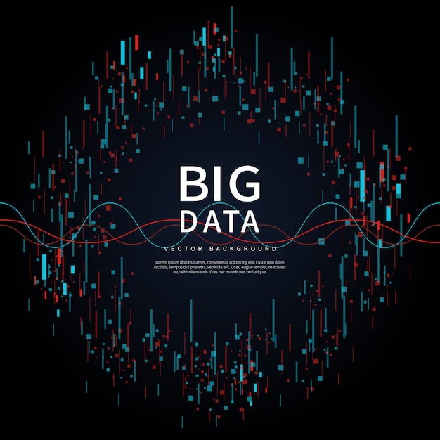 Premium Vector | Big data of future technologies