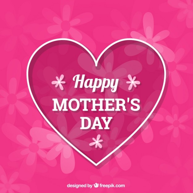Big heart mother\'s day background