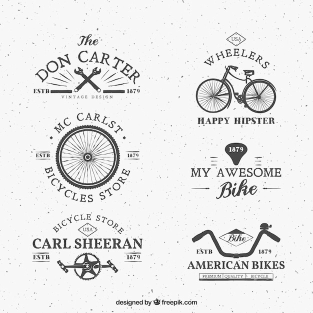 Download Free Bike Logos In Retro Style Premium Vector Use our free logo maker to create a logo and build your brand. Put your logo on business cards, promotional products, or your website for brand visibility.