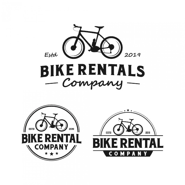 Download Free Bike Rental Company Vintage Logo Premium Vector Use our free logo maker to create a logo and build your brand. Put your logo on business cards, promotional products, or your website for brand visibility.