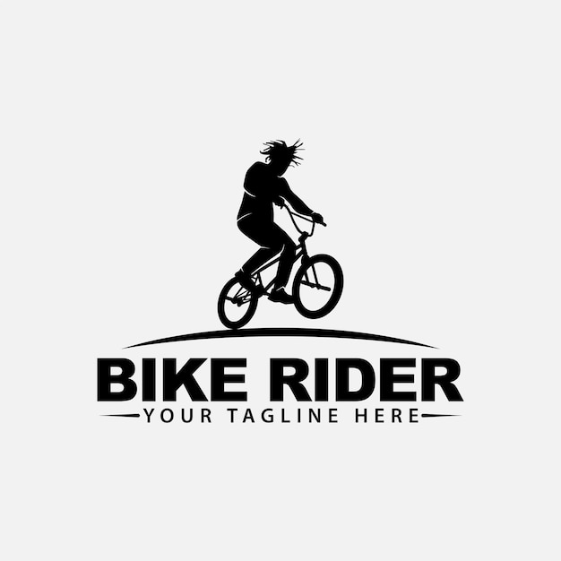 Premium Vector | Bike rider logo