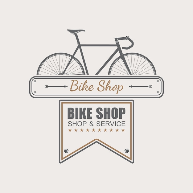 Download Free Bike Shop Logo Template Premium Vector Use our free logo maker to create a logo and build your brand. Put your logo on business cards, promotional products, or your website for brand visibility.