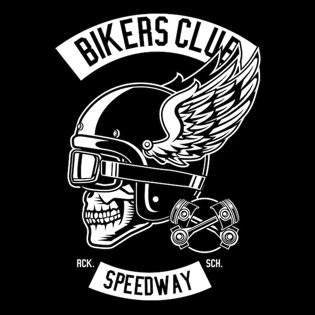 Download Free Bikers Club Premium Vector Use our free logo maker to create a logo and build your brand. Put your logo on business cards, promotional products, or your website for brand visibility.