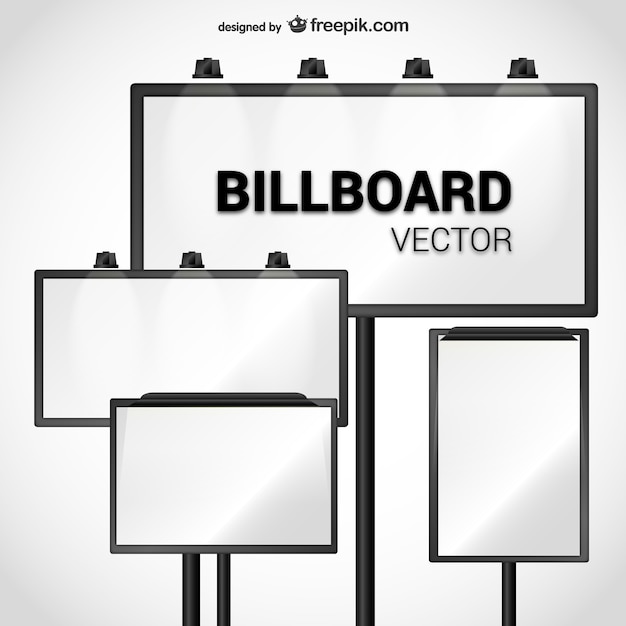 Download Free Vector | Billboards mock-up pack