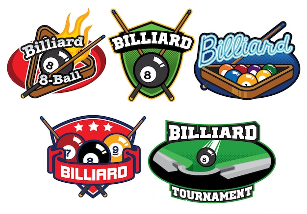 Pool Billiards Logos