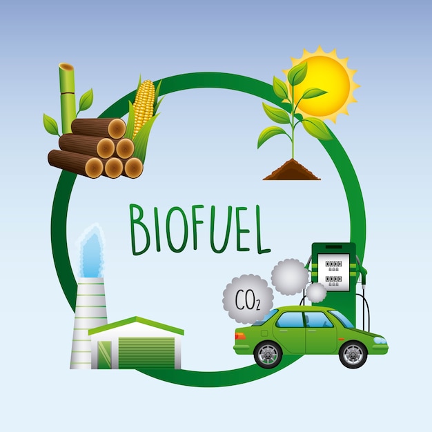 Premium Vector | Biofuel